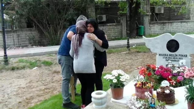 Ölümüyle Türkiye'yi yasa boğan Mahra'nın doğum günü mezarı başında kutlandı