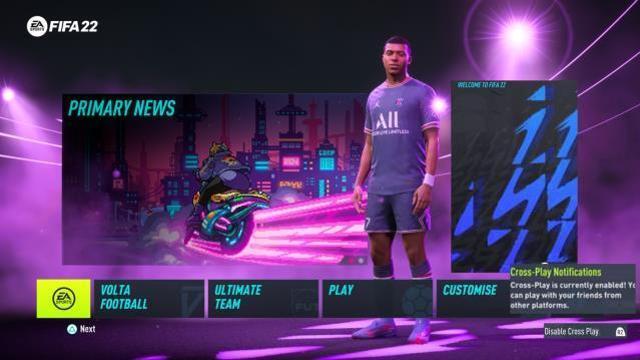 FIFA 22'ye crossplay desteği geliyor