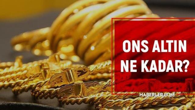 Altın fiyatları(YORUM): Ons altın bugün ne kadar? 1 Haziran 2022 ONS ALTIN fiyatları kaç TL? Yükseldi mi, düştü mü?