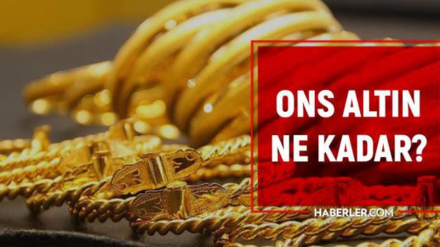 Altın fiyatları(YORUM): Ons altın bugün ne kadar? 1 Ağustos 2022 ONS ALTIN fiyatları kaç TL? Yükseldi mi, düştü mü?