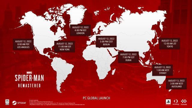 Spider-Man Remastered'ın Türkiye'deki açılış saati belli oldu