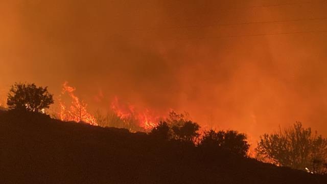 Mersin'de saatlerdir süren orman yangını giderek büyüyor! Alevler D-400 karayolu ve Silifke'ye kadar ulaştı.