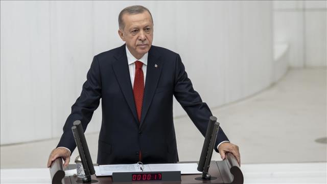 TBMM'de yeni yasama yılı başladı! Açılış töreninde konuşan Cumhurbaşkanı Erdoğan'dan önemli mesajlar