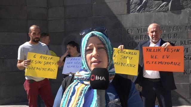 Gaziantep'te kiracılardan sessiz zam eylemi! Ev sahiplerine tepki gösterdiler