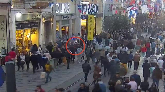 Taksim bombacının yalanını bu görüntüler ortaya çıkardı! Saldırıdan günler önce kayda aldığı noktaya dikkat
