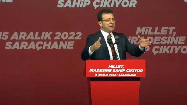 Saraçhane'de kaç kişi toplandı? Saraçhane mitingi kaç kişi katıldı? Ekrem İmamoğlu Saraçhane mitingine kaç kişi katıldı?