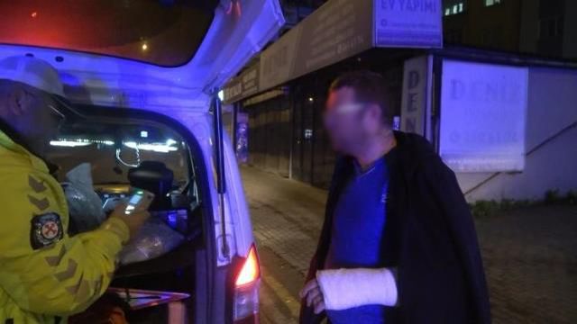 Alkollü sürücü kırık koluyla direksiyon başına geçti, kaza yapıp ortalığı birbirine kattı