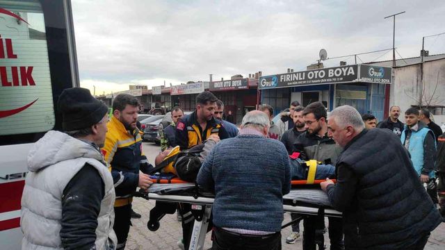 Tamiri yapılan ATV kendi kendine hareket edince olanlar oldu