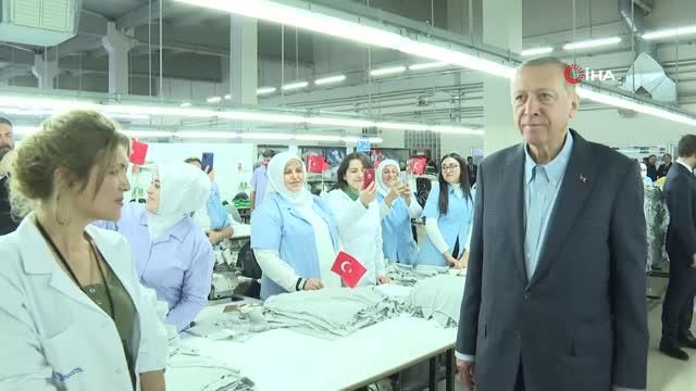 Cumhurbaşkanı Erdoğan'dan kadın istihdamı vurgusu: Cumhuriyet tarihinin rekorunu kırdık