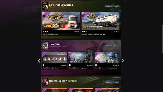 Steam'de DLC keşif merkezi açıldı