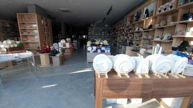 Depremde yüzlerce bina yerle bir olurken, bu mağazadaki porselenler yerinden bile oynamadı