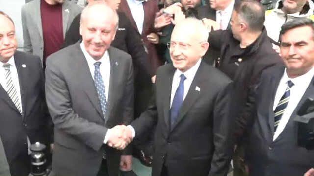 Tüm gözlerin çevrildiği Kılıçdaroğlu ile İnce arasındaki görüşme bitti