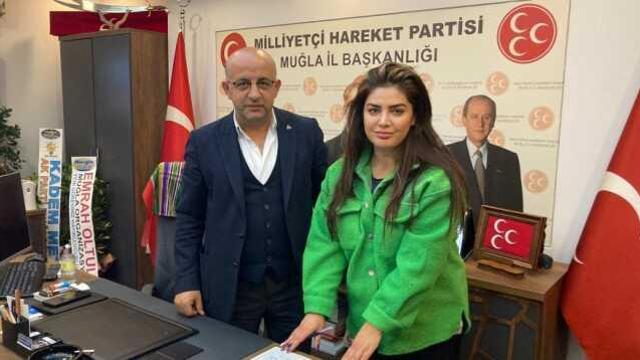 Oyuncu Özlem Balcı, MHP Muğla'dan 1. Sıra Milletvekili adayı oldu