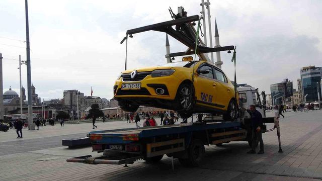 Dolmabahçe'den Taksim'e 385 lira isteyen taksiciye ceza yağdı