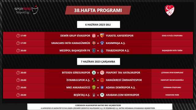 Süper Lig bitti mi 2023? Süper Lig bu sezon ne zaman bitecek, hangi gün? Süper Lig son hafta maçları ne zaman oynanacak?
