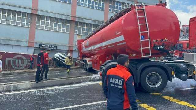 44 saat geçti, fabrika hala söndürülemedi! Üstüne üstlük yardıma giden su tankeri de kaza yaptı
