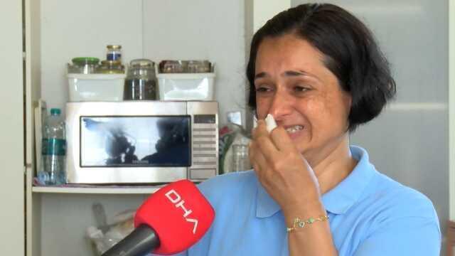 Eşinden şiddet gören kadın evinin önüne barikat kurdu