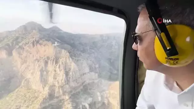 Bakan Yerlikaya''dan Şırnak''ın yüksek dağlarında terörle mücadele paylaşımı