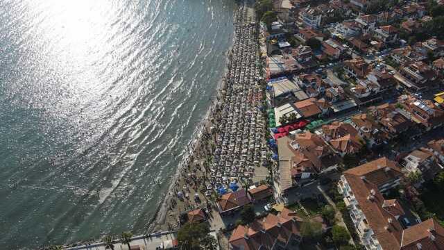 Akyaka'da Kurban Bayramı tatiliyle nüfus 15 kat arttı