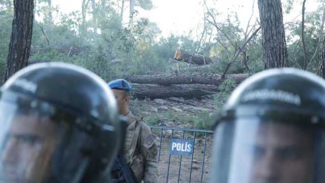 Akbelen'de ağaç kesim işlemleri sona erdi! İşte protestolardan geriye kalan fotoğraflar