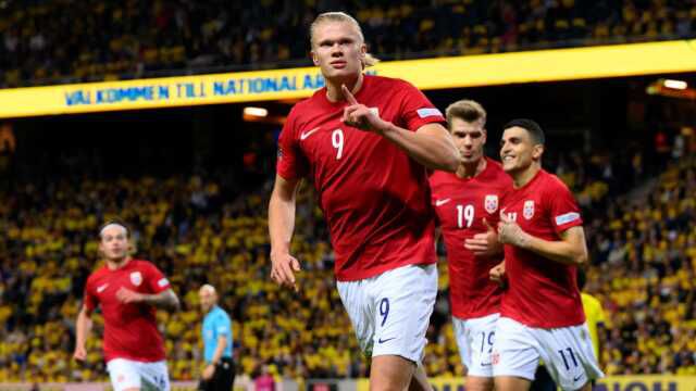 Maç sayısıyla gol sayısını yarıştırıyor! Haaland, 23 yaşında milli takım tarihine geçmenin eşiğinde