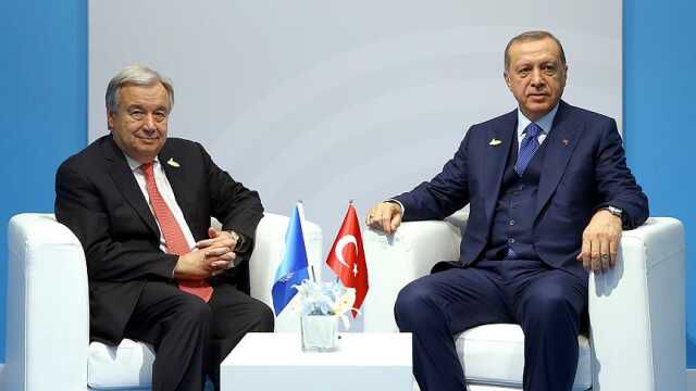 Son Dakika: Cumhurbaşkanı Erdoğan'dan Filistin diplomasisi: Rusya lideri Putin ve BM Genel Sekreteri Guterres ile görüştü