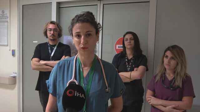 Poşete sarılmış halde çöp konteynerinin yanında bulunan bebek entübe edildi