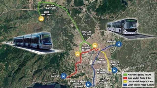 Sakarya'nın Raylı Sistem Hattı Mesafesi Uzatıldı