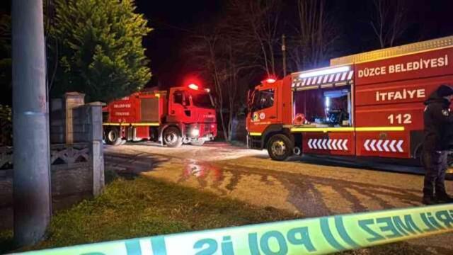 Düzce'de çıkan yangında 1 kişi hayatını kaybetti