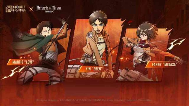 İzci Alayları, Mobile Legends: Bang Bang x Attack on Titan işbirliği için toplanın!