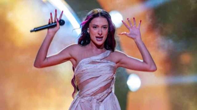 Eurovision'da İsrail temsilcisi şarkıcı Eden Golan, polis konvoyuyla arenaya gitti