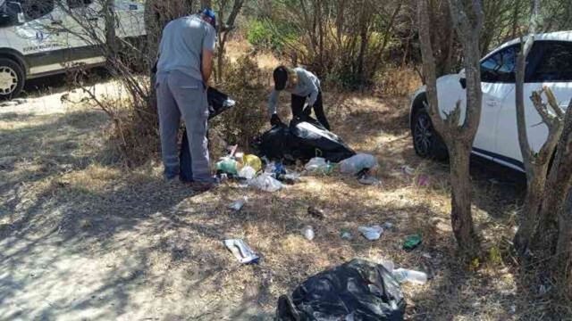 Tatilciler gitti, çöpleri kaldı! Bodrum'da 9 günde 7 bin 800 ton çöp çıktı