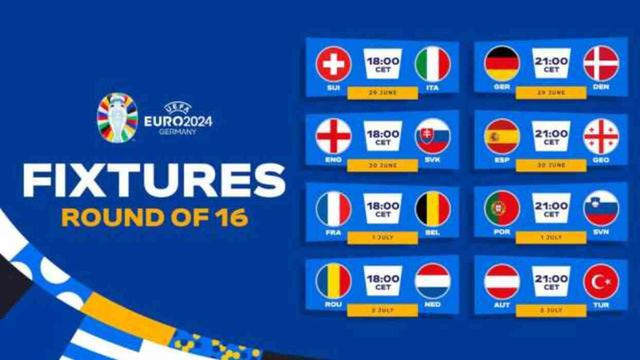 EURO 2024 SON 16 MAÇ TAKVİMİ | Euro 2024 son 16 turu maçları ne zaman? #9917