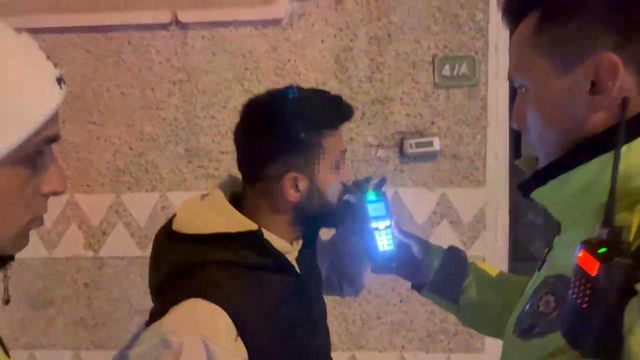 Bursa'da kontrol noktasından kaçan alkollü sürücü: Tamam araç sizin ben gidiyorum