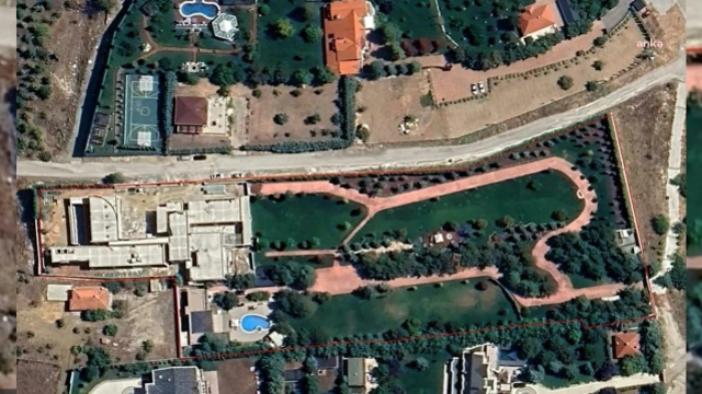 AK Partili Osman Gökçek'in Meclis gündemine de gelen evi görüntülendi