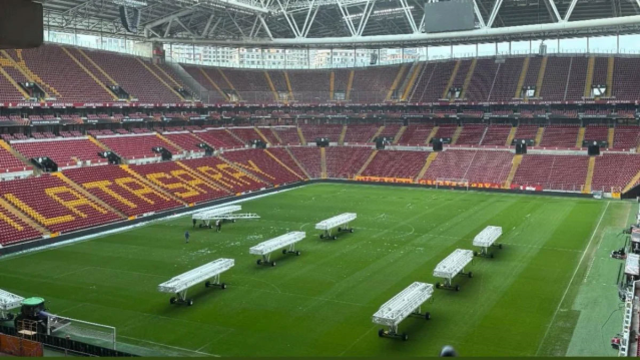 Dün karlar altındaydı! İşte RAMS Park'ın son durumu