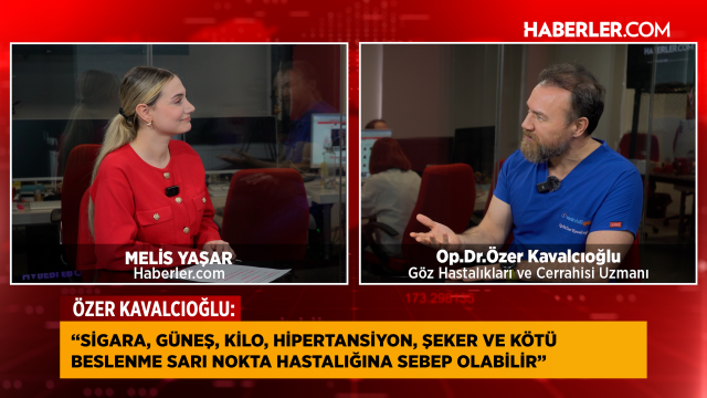 Dr. Özer Kavalcıoğlu: Sarı nokta hastalığı çağımızın hastalığıdır