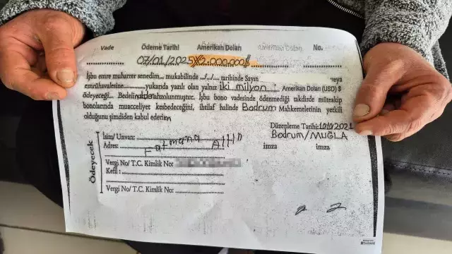 'Erzak yardımı alacağım' zannederken 2 milyon dolarlık borca imza attı