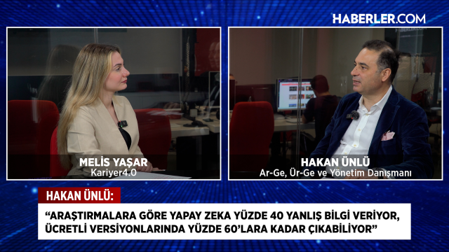 Ar-Ge, Ür-Ge ve Yönetim Danışmanı Hakan Ünlü: Yapay zekayı bu konuda protesto ediyorum