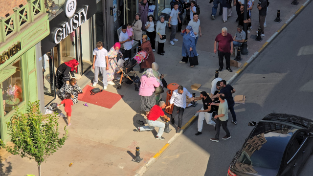 Karabük'te Kadınlar Arasında Saç Saça Kavga