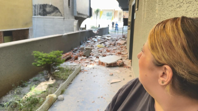 Kentsel Dönüşümde Düşen Beton Blok Korkuttu