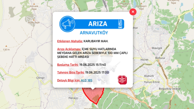 İstanbul ARNAVUTKÖY su kesintisi! 19-20 Haziran İSKİ Arnavutköy su kesintisi ne zaman bitecek, sular ne zaman gelecek?