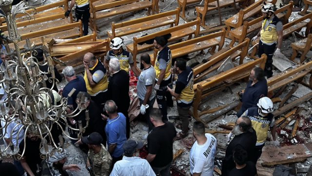 Şam'da kiliseye bombalı saldırı: Çok sayıda ölü ve yaralı var