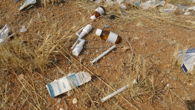 Konya'da Yüzlerce İlaç Kutusu Bulundu