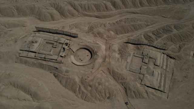 Peru'da 3.800 Yıllık Antik Kent Havadan Görüntülendi