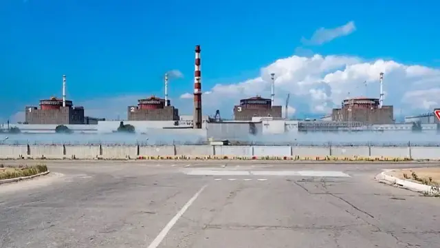 Ukrayna'daki Zaporijya Nükleer Santrali'nde bir tesis vuruldu