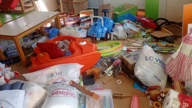Samsun'da bir okula giren kişi ya da kişiler eşyalara zarar verdi