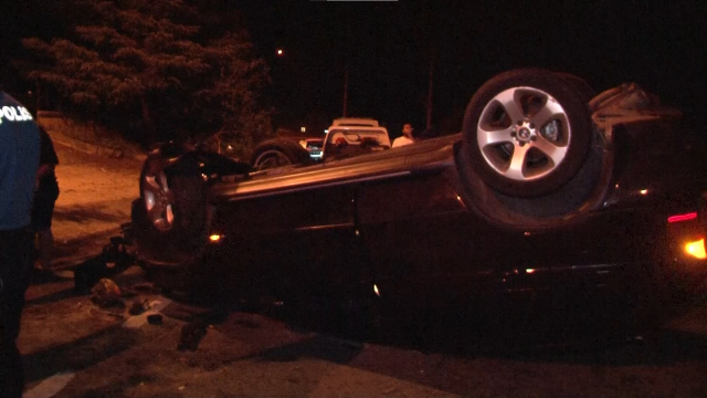 Beykoz'da Kaza: 4 Kişi Yarasız Kurtuldu