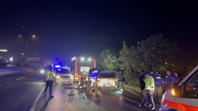 Yol ortasında oturan adam metrelerce sürüklendi, feci şekilde can verdi