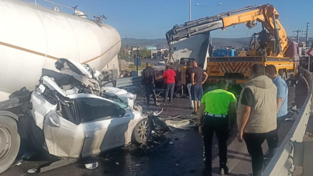 Bu araçtan burnu bile kanamadan çıktı